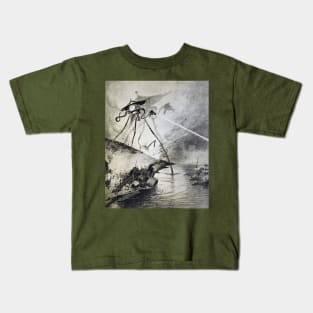 Martian Heat Rays Kids T-Shirt